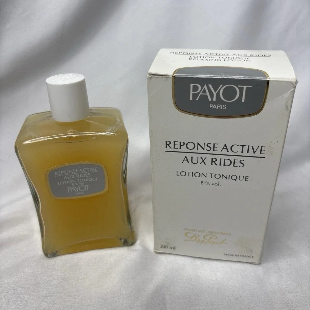 Vtg Payot Paris Reponse Active Aux Rides Toning Lotion 6.7 Oz New In Box